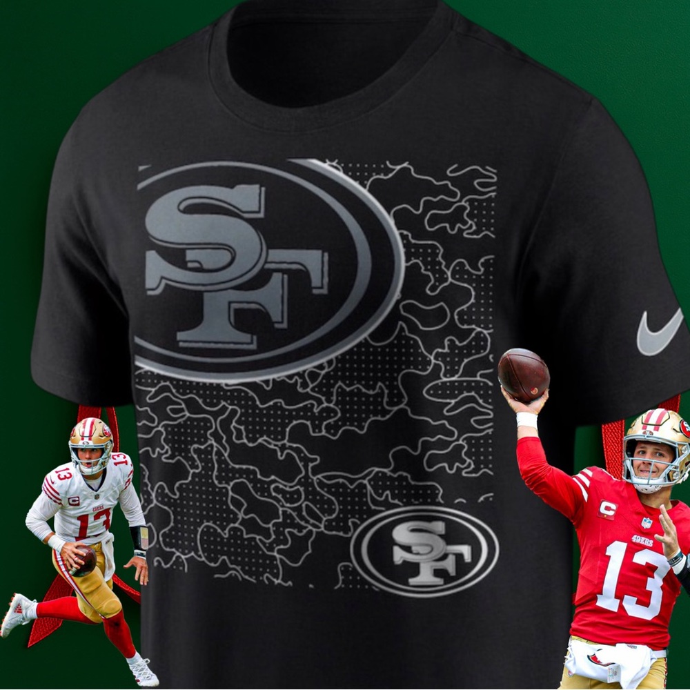 NEW NFL Shop Rflctv San Francisco 49Ers Tee - Size Large “RARE”!